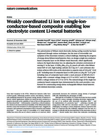 Weakly coordinated Li ion in single-ion-conductor-based composite